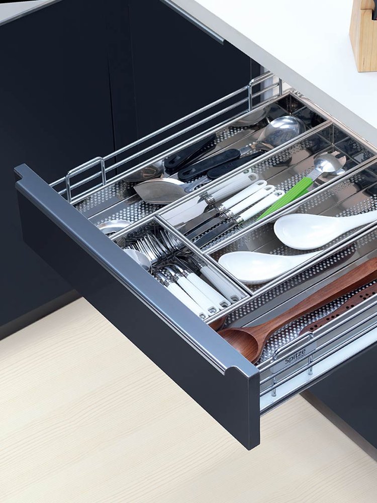 Full Details of Spitze Kitchen Hardware - Cutlery Insert 17 inch (wooden)