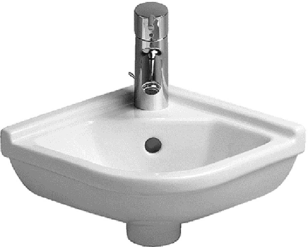 Full Details of Duravit Starck 3 Wash Basins Handrinse basin corner