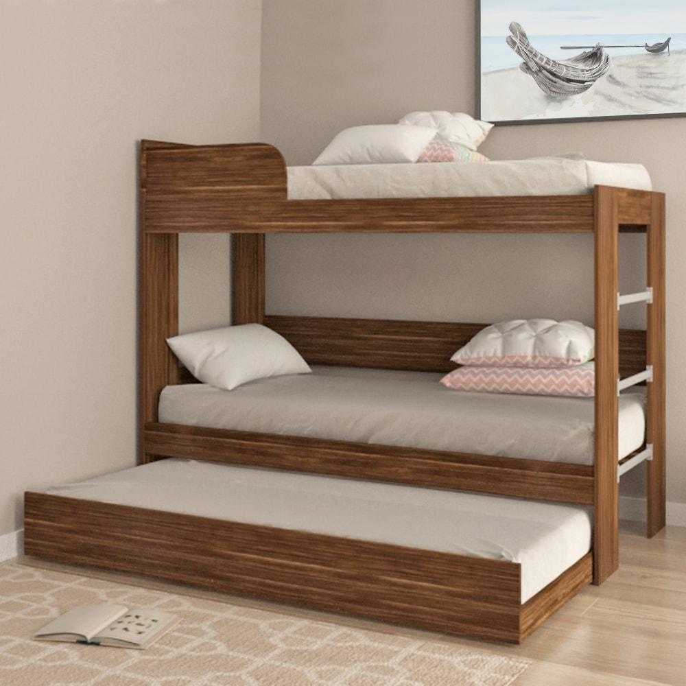 Full Details of Evok Beds Pedro Engineerwood Bunk BedLight Walnut