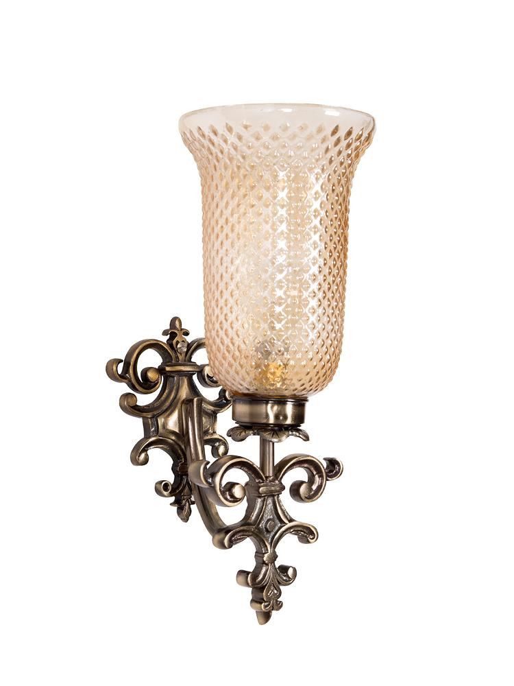 Full Details of Fos Wall Light Lights - Spanish Antique Lustrous Wall