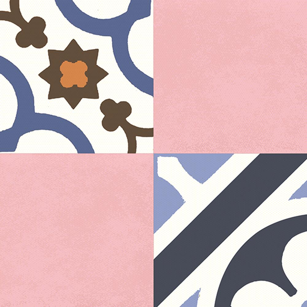 Colima Pink Decor 1,Varmora, Mexicana, Tiles ,Ceramic Tiles 