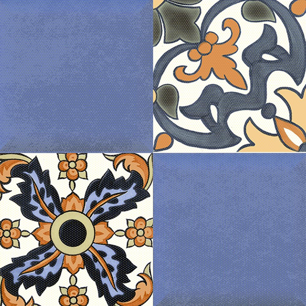 Colima Blue Decor 2,Varmora, Mexicana, Tiles ,Ceramic Tiles 