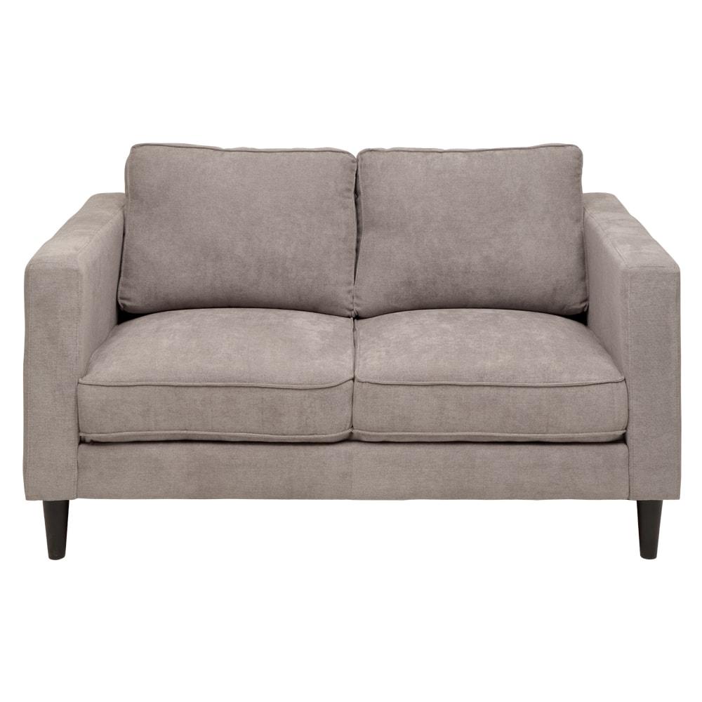 Caprice Fabric 2 Seater Sofa-Steel-Denim,Evok, Sofas-Couches ,Sectional Sofas 