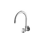 Wall Mounted Sink Tap with Swivel Spout,Faucets-Taps
