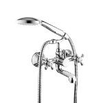 Wall Mixer with Shower Rest, Tube Hand Shower,Faucets-Taps