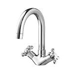 Central Hole Sink Mixer with Swivel Spout,Faucets-Taps