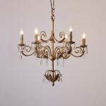 Antique Beige Chandelier,Lights