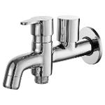 Bib Cock 2 in 1 With Wall Flange,Faucets-Taps