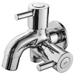 Bib Cock 2 in 1 With Wall Flange,Faucets-Taps
