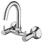 Sink Mixer Wall Mounted With Regular Spout,Faucets-Taps