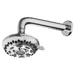6 Flow Overhead Shower W-o Arm (Round),Showers-Shower Panels