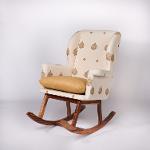 Assam Eri Silk-Cotton Rocking Chair,Chairs