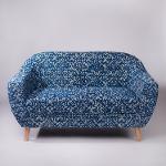 Ornate Patterned Dhurrie 2-Seater Loveseat,Sofas-Couches