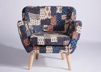 Red-Blue Banni Patchwork Armchair,Chairs